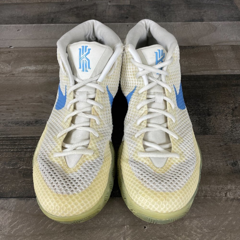 Nike Kyrie 1 iD White & Blue Basketball Shoes 747423-991 - Picture 4 of 12